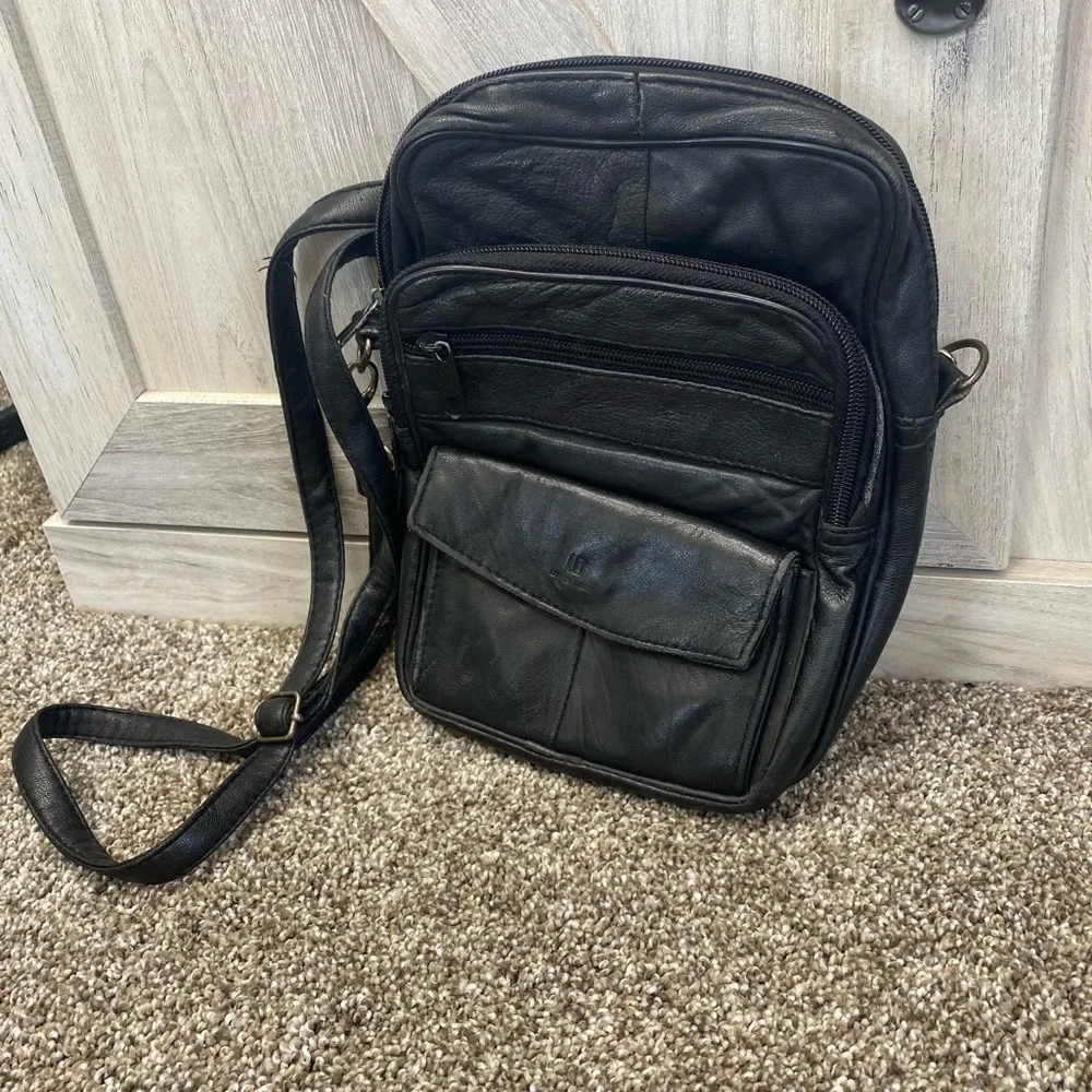 Leather Direct Men’s Messenger Army Travel Bag Crossbody